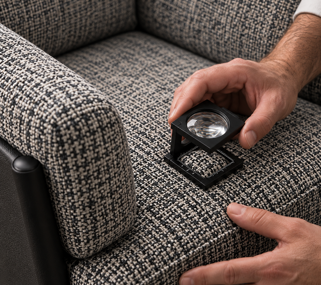 Curated furniture and material details